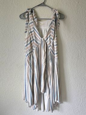 Promesa Adjustable Tie Shoulders Dress Multicolored Size Small